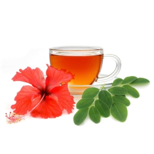 Moringa with Hibiscus Tea